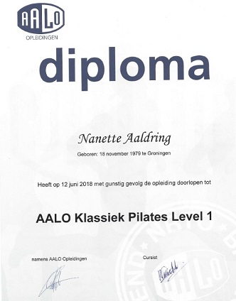 Diploma Nanette Aaldring
